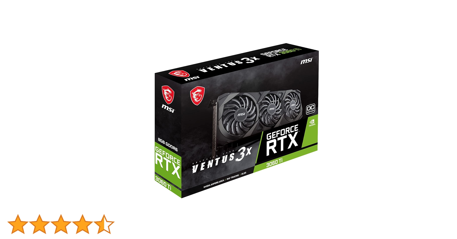 グラフィックボード・グラボ・ビデオカード MSI GeForce RTX 3060 Ti VENTUS 3X GeForce RTX™ 3060 Ti VENTUS 3X